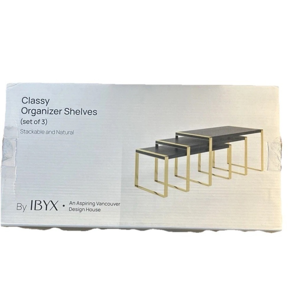 Classy Organizer Shelves (set Of 3)  Stackable